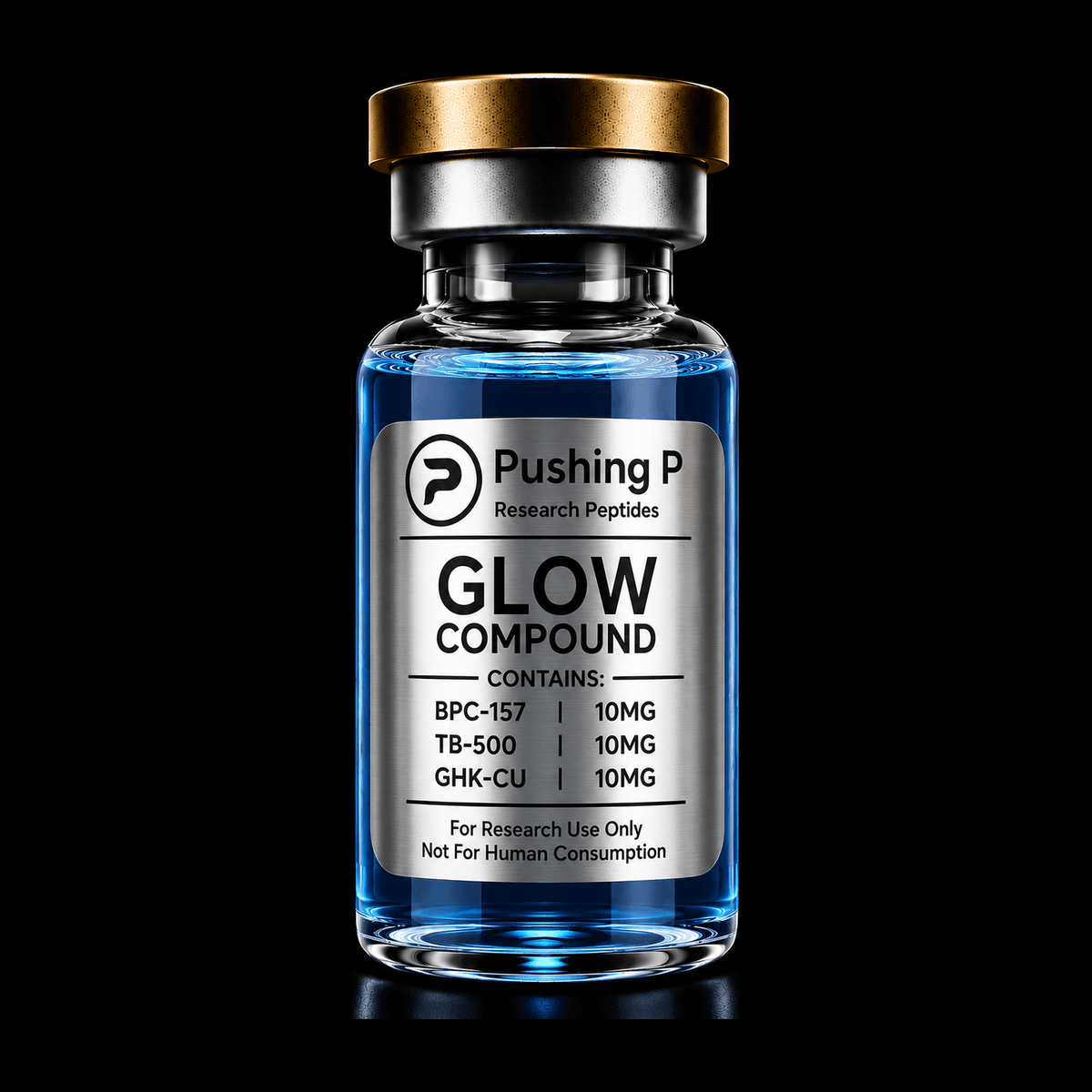 Pushing P Labs GLOW Compound Blend vial